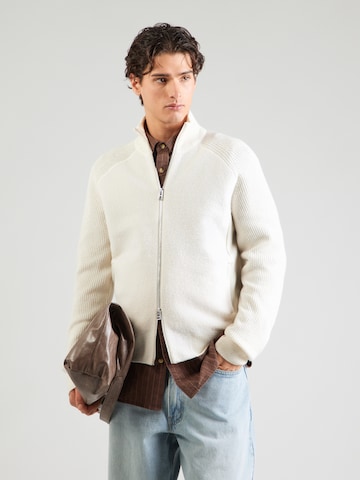 BOSS Kampsun 'H-Hibisco', värv valge: eest vaates