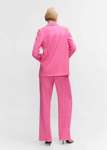 Wide Leg Pantalon à plis MANGO en rose