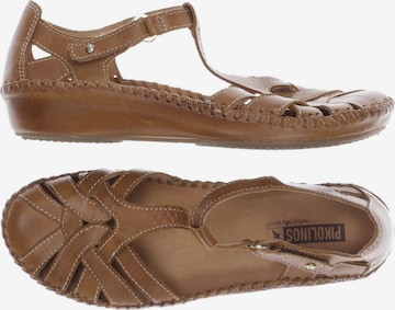 PIKOLINOS Sandals & High-Heeled Sandals in 38 in Brown: front