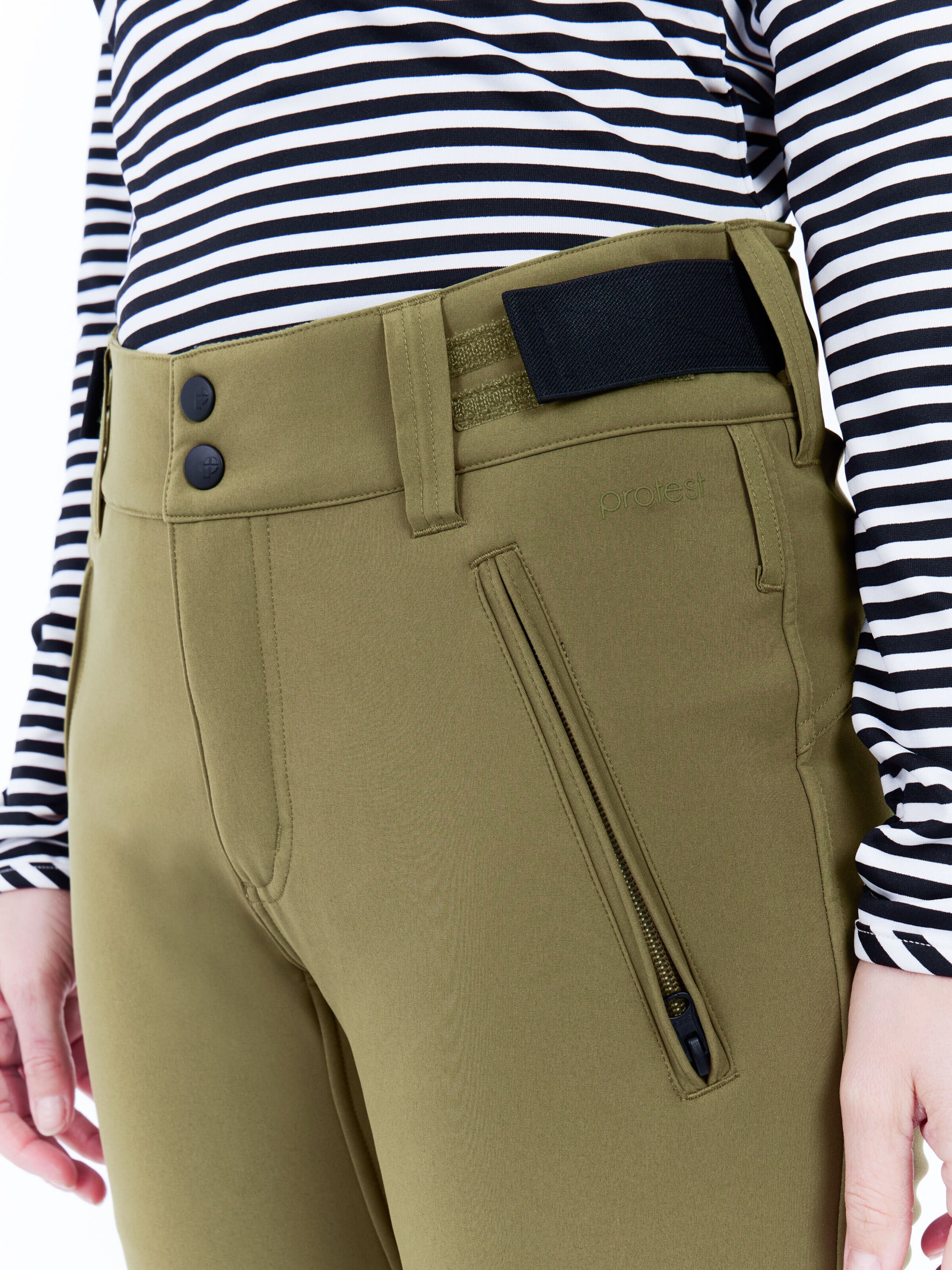 PROTEST Slim fit Workout Pants 'PRTRELOLE' in Green