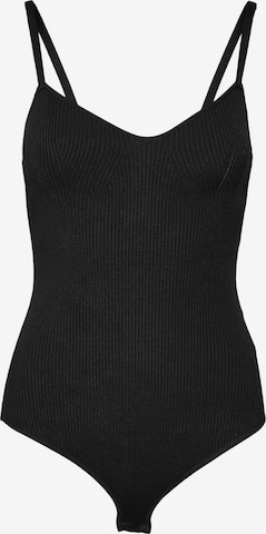 VERO MODA Shirt body 'WILLOW' in Zwart: voorkant