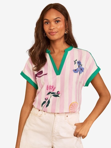 love & roses Shirts i pink: forside