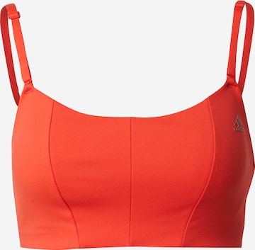 ADIDAS SPORTSWEAR Bustier Sportmelltartók 'Studio Light-Support' - piros: elől