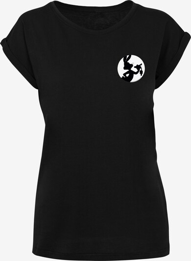 F4NT4STIC T-Shirt 'Looney Tunes' in schwarz / weiß, Produktansicht