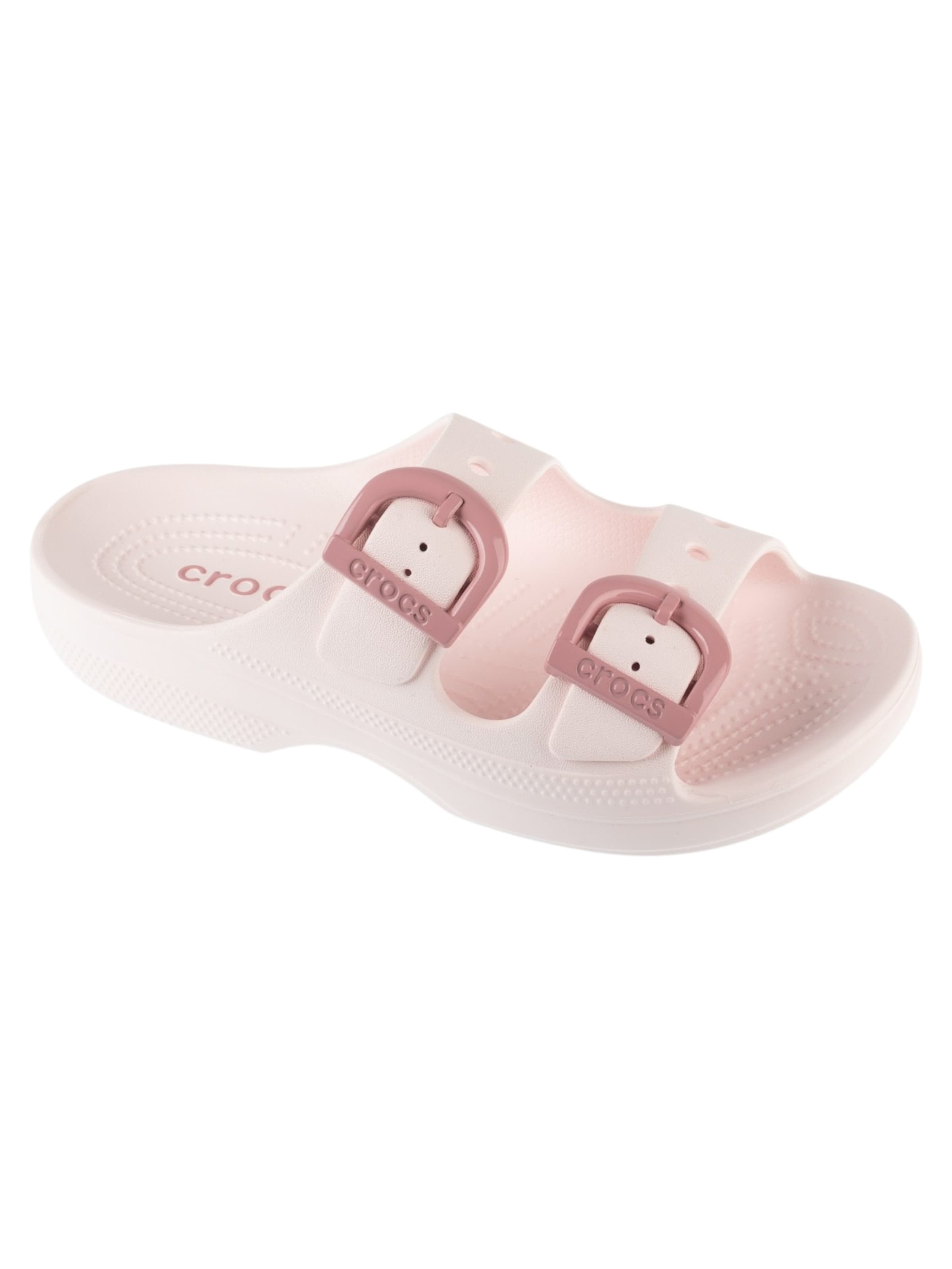 Crocs Beach & Pool Shoes 'Crocs Saturday Enamel Buckle Sandal W' in 36,5 in Pink, Item view