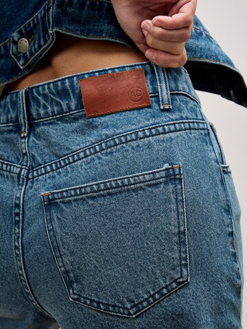 Wide Leg Jean Apricot en bleu