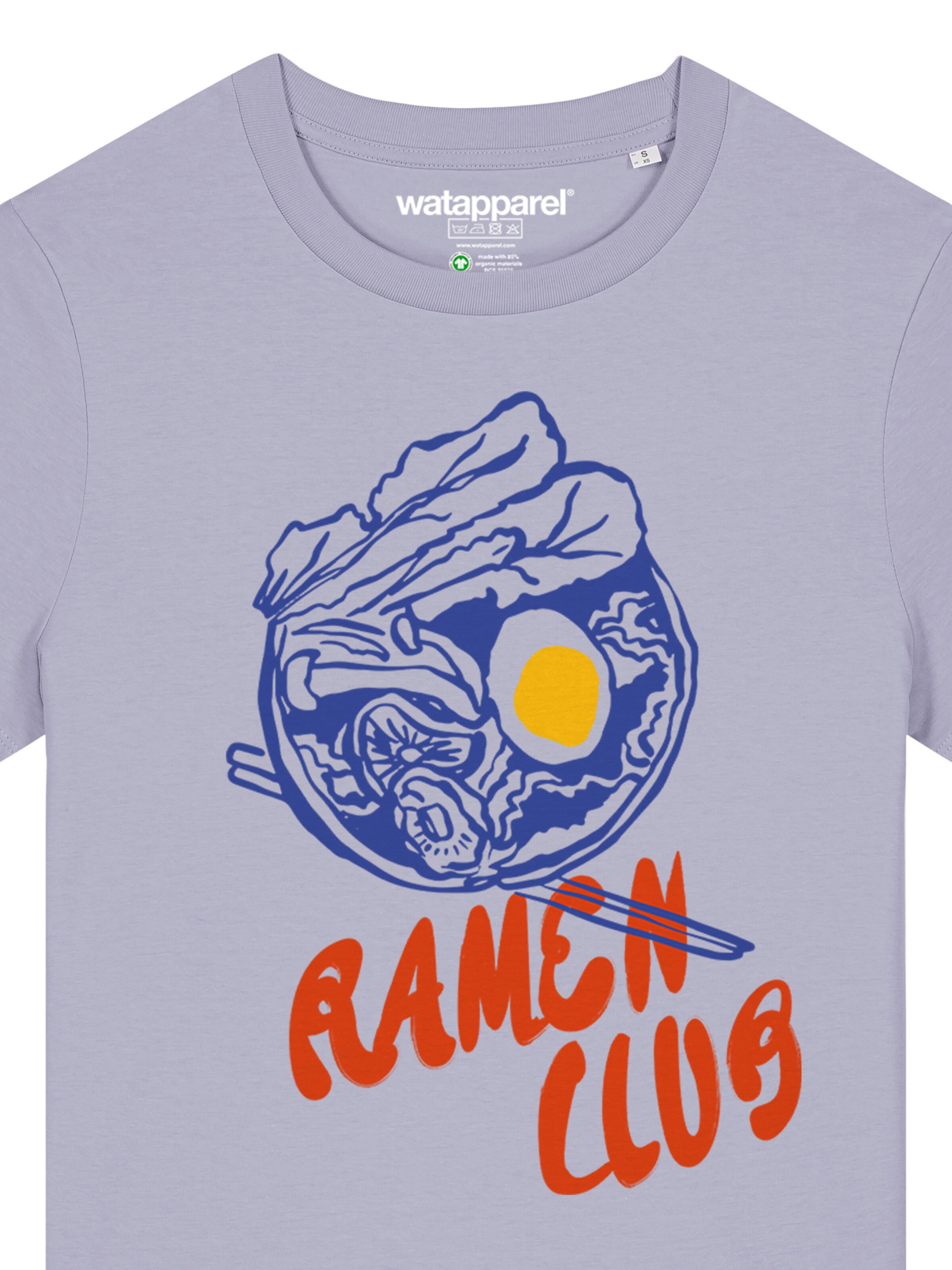 T-shirt 'Ramen Club' Watapparel en violet