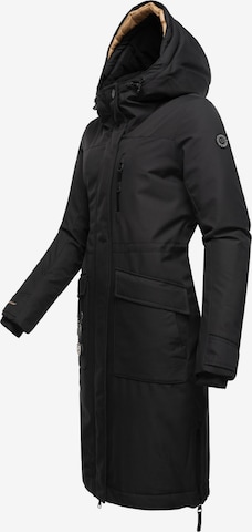 Manteau fonctionnel 'Refutura Remake' Ragwear en noir