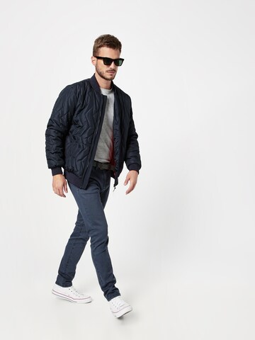 INDICODE JEANS Přechodná bunda 'Ichnos' – modrá
