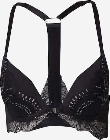 Hunkemöller - Push-up Soutien 'Donna' em preto: frente