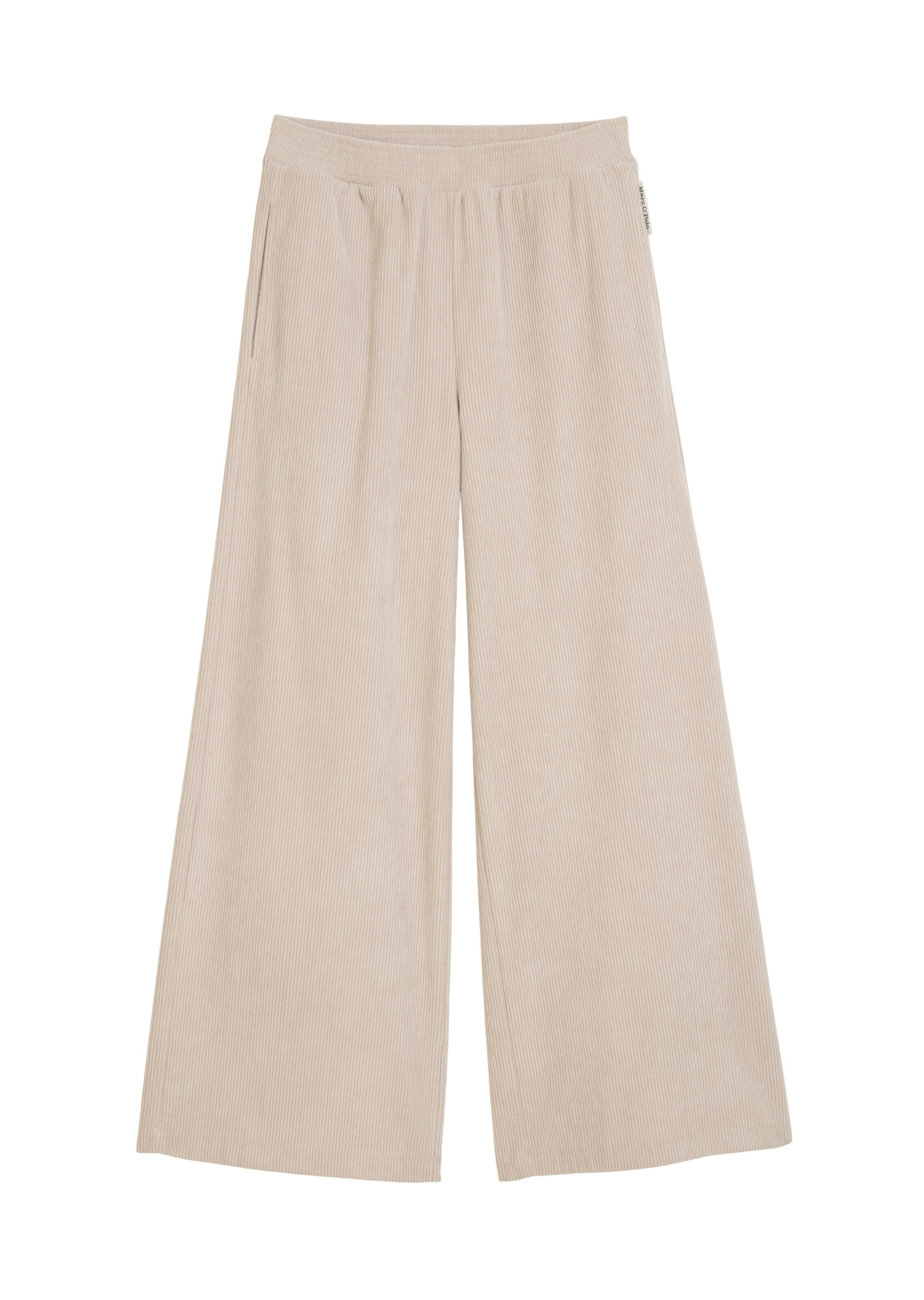 Marc O'Polo Loosefit Broek in Beige: voorkant