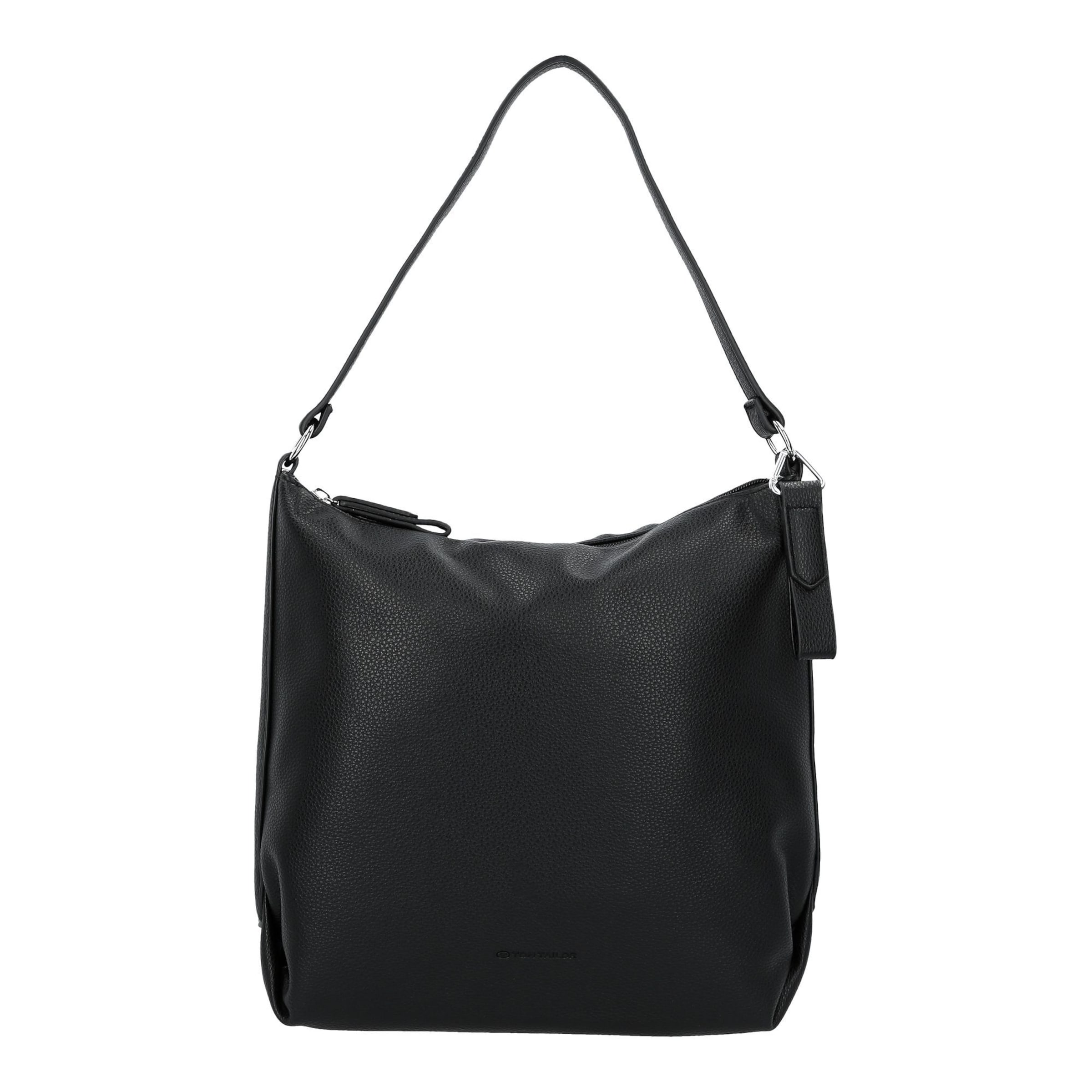 TOM TAILOR Наплечная сумка 'Olive' в Черный: спереди