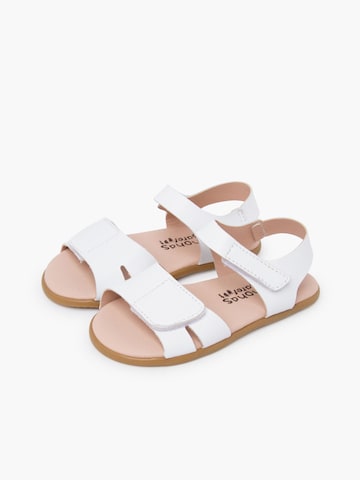 Sandales Pisamonas en blanc