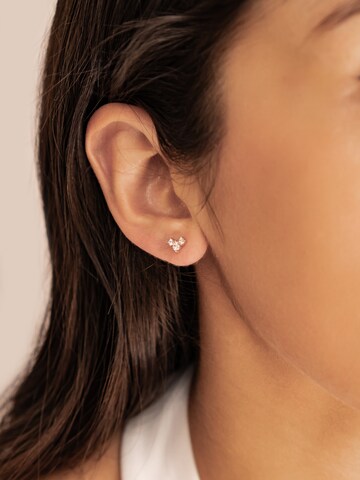 Hey Happiness Earrings 'Petite Trio' in Silver