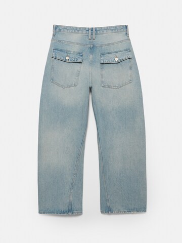 Pull&BearWide Leg/ Široke nogavice Traperice - plava boja