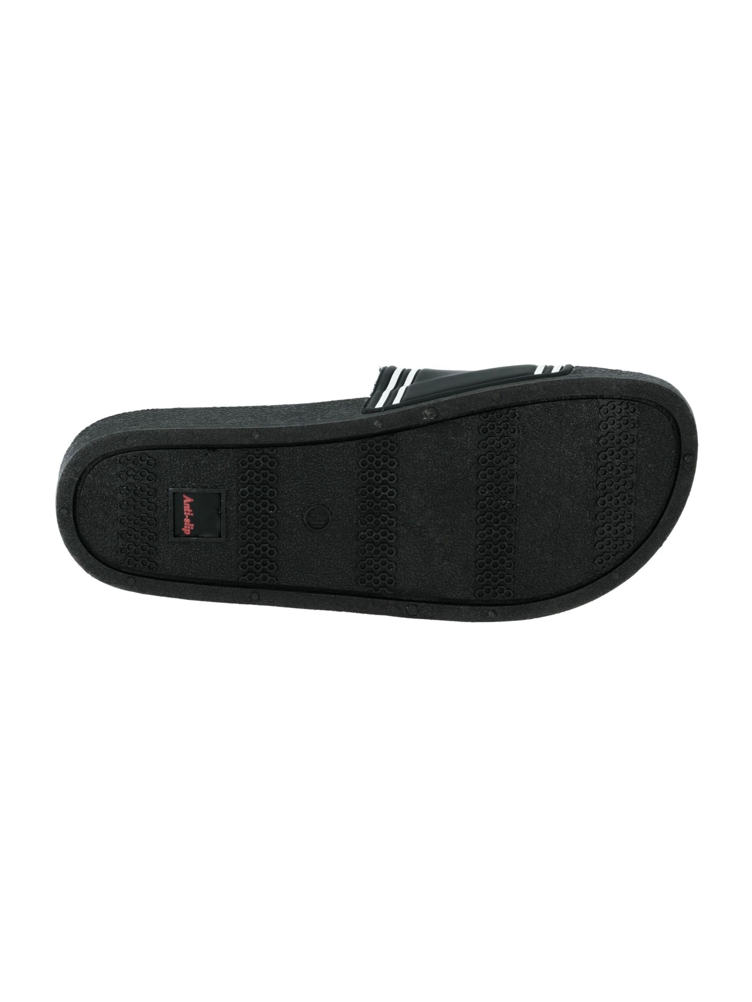 LICO Badesandale 'Coast' in Schwarz