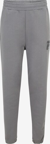 FILA Tapered Broek in Grijs: voorkant