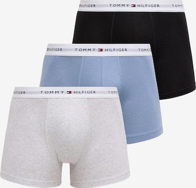 Tommy Hilfiger Underwear Bokserice u svijetloplava / svijetlosiva / crna, Pregled proizvoda