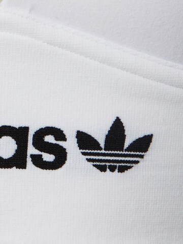 ADIDAS ORIGINALS Сутиен с триъгълни чашки Сутиен в бяло