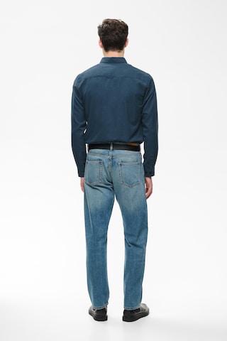 Matinique Slim fit Button Up Shirt in Blue