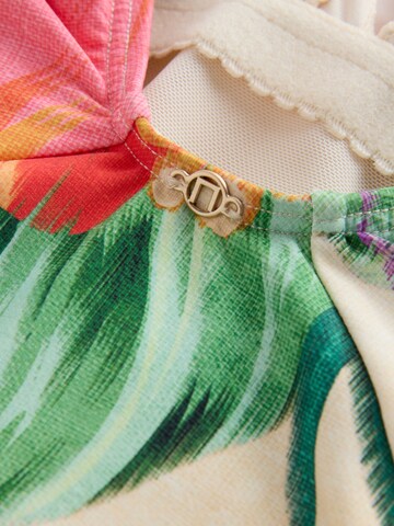 Next Bustier Badeanzug in Mischfarben