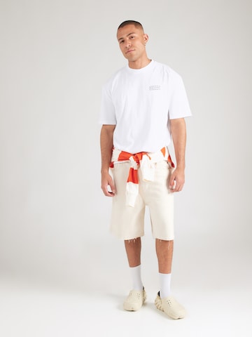 T-Shirt 'Viborg' Pegador en blanc