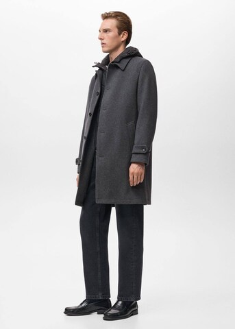 MANGO MAN Between-Seasons Coat 'Stan' in Grey