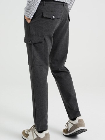 WE Fashion - Tapered Pantalón cargo en gris