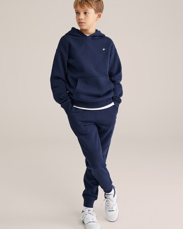 Bluză de molton de la WE Fashion pe albastru