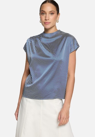 zero Bluse in Blau: Vorderseite