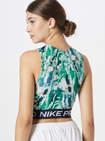 NIKE Top sportowy w kolorze zielony