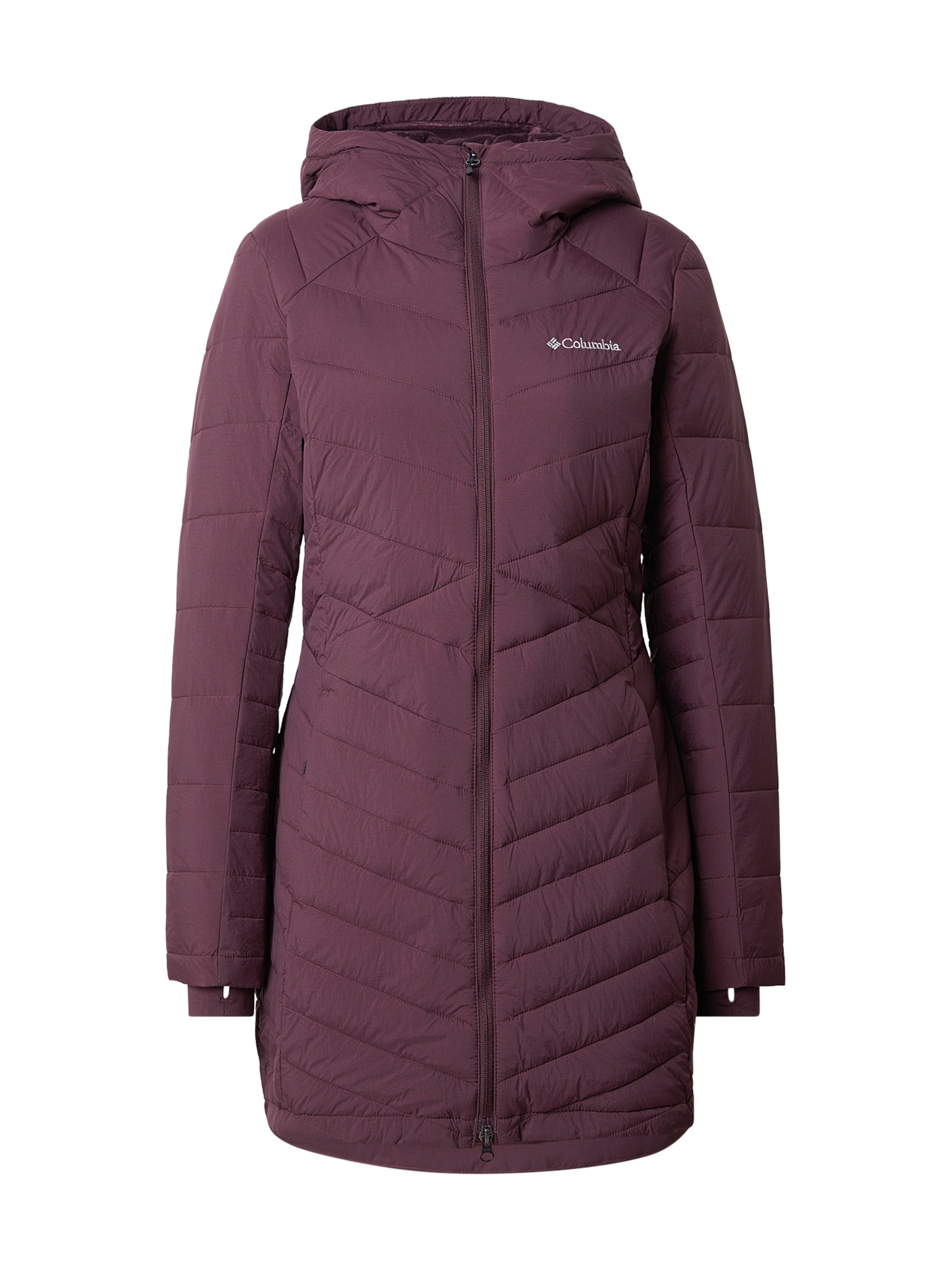 COLUMBIA Pitkä takki ulkoiluun 'Joy Peak II' värissä lila: etupuoli