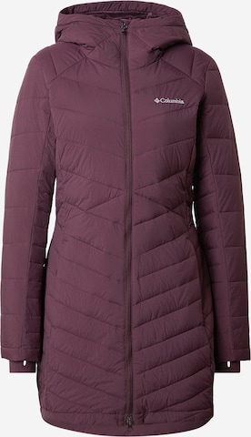 COLUMBIA Pitkä takki ulkoiluun 'Joy Peak II' värissä lila: etupuoli