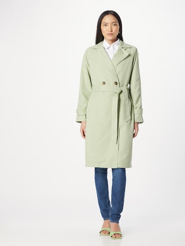 VERO MODA Ανοιξιάτικο και φθινοπωρινό παλτό 'LOU' σε πράσινο: μπροστά