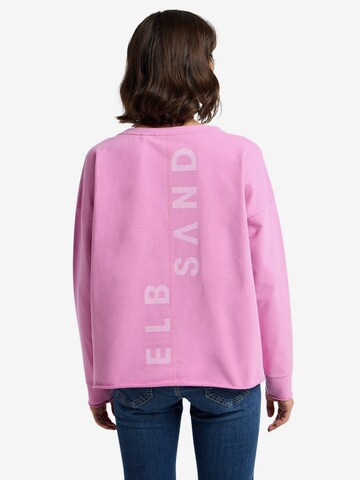 Elbsand Sweatshirt 'Riane' in Pink