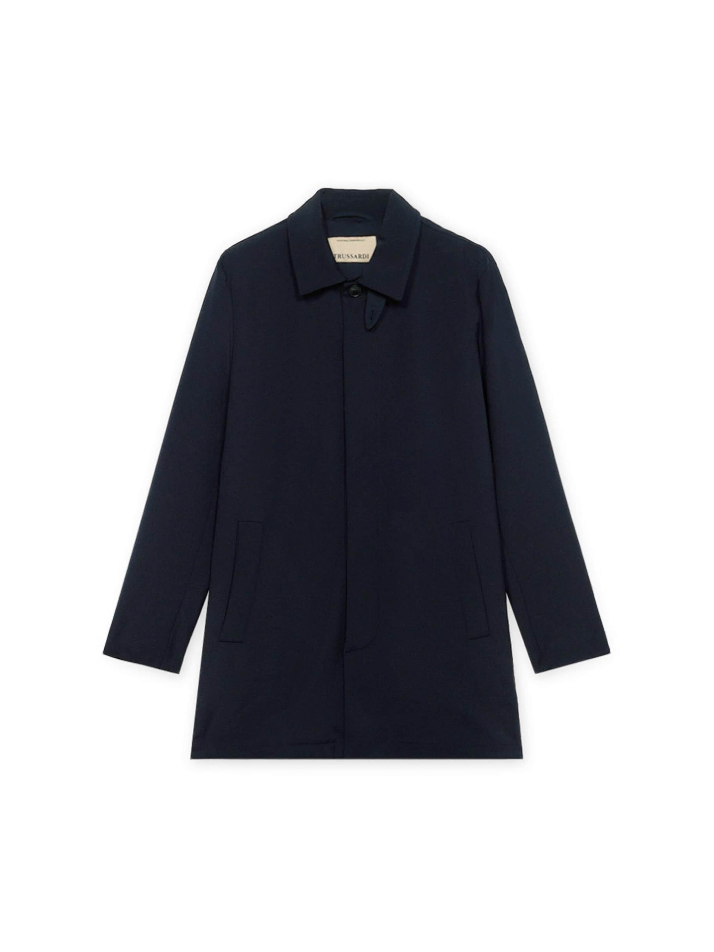 Trussardi Winter coat in Blue: front