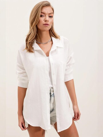 Camicia da donna di Bigdart in bianco: frontale
