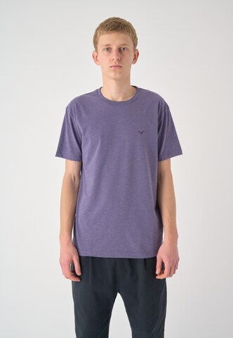 Cleptomanicx Shirt 'Ligull' in Lila: Vorderseite
