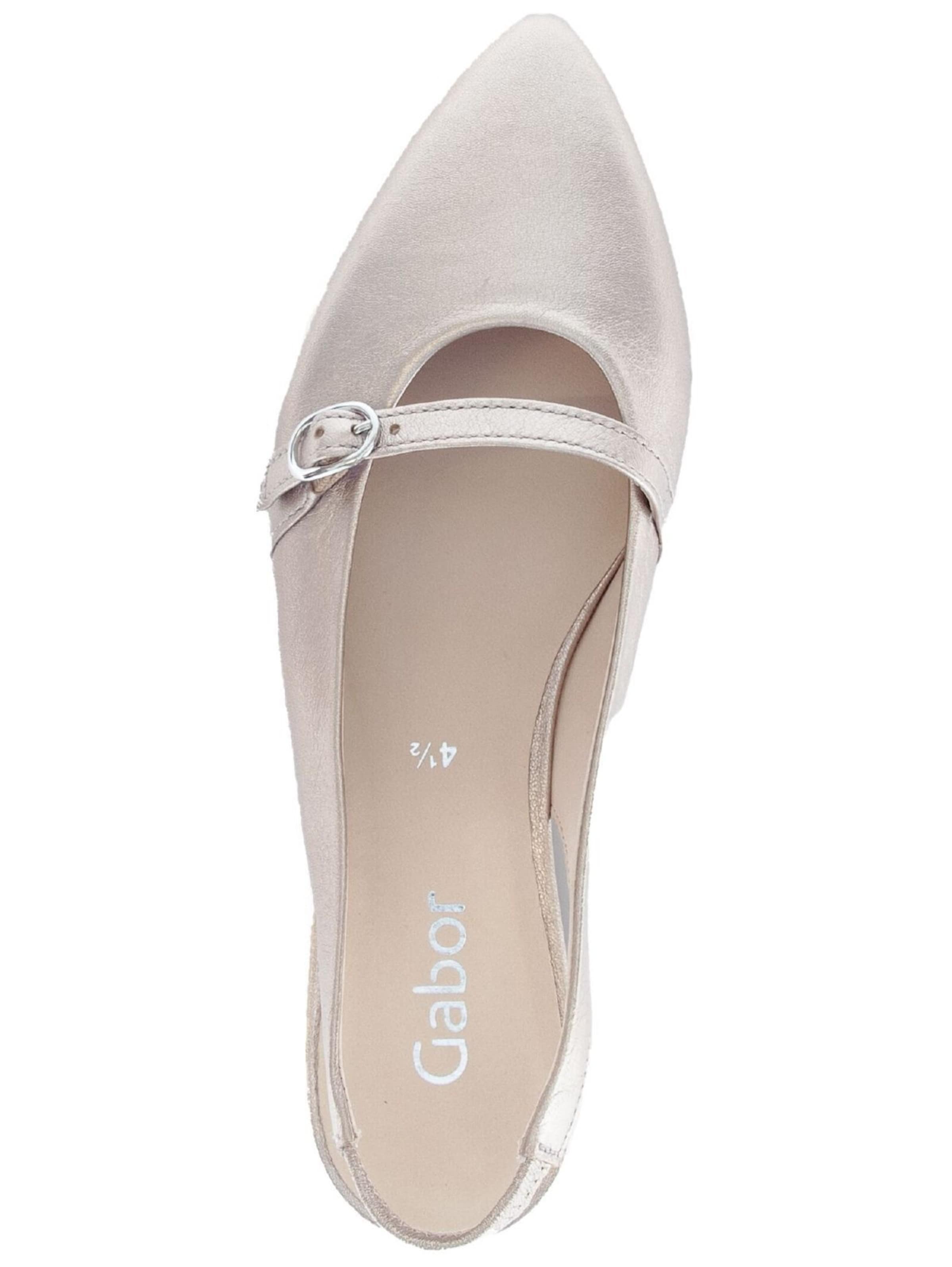 GABOR Ballet Flats with Strap in Pink