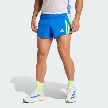 Regular Pantalon de sport 'Adizero Retro' ADIDAS PERFORMANCE en bleu : devant