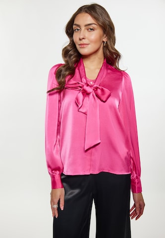 faina Blouse in Roze: voorkant