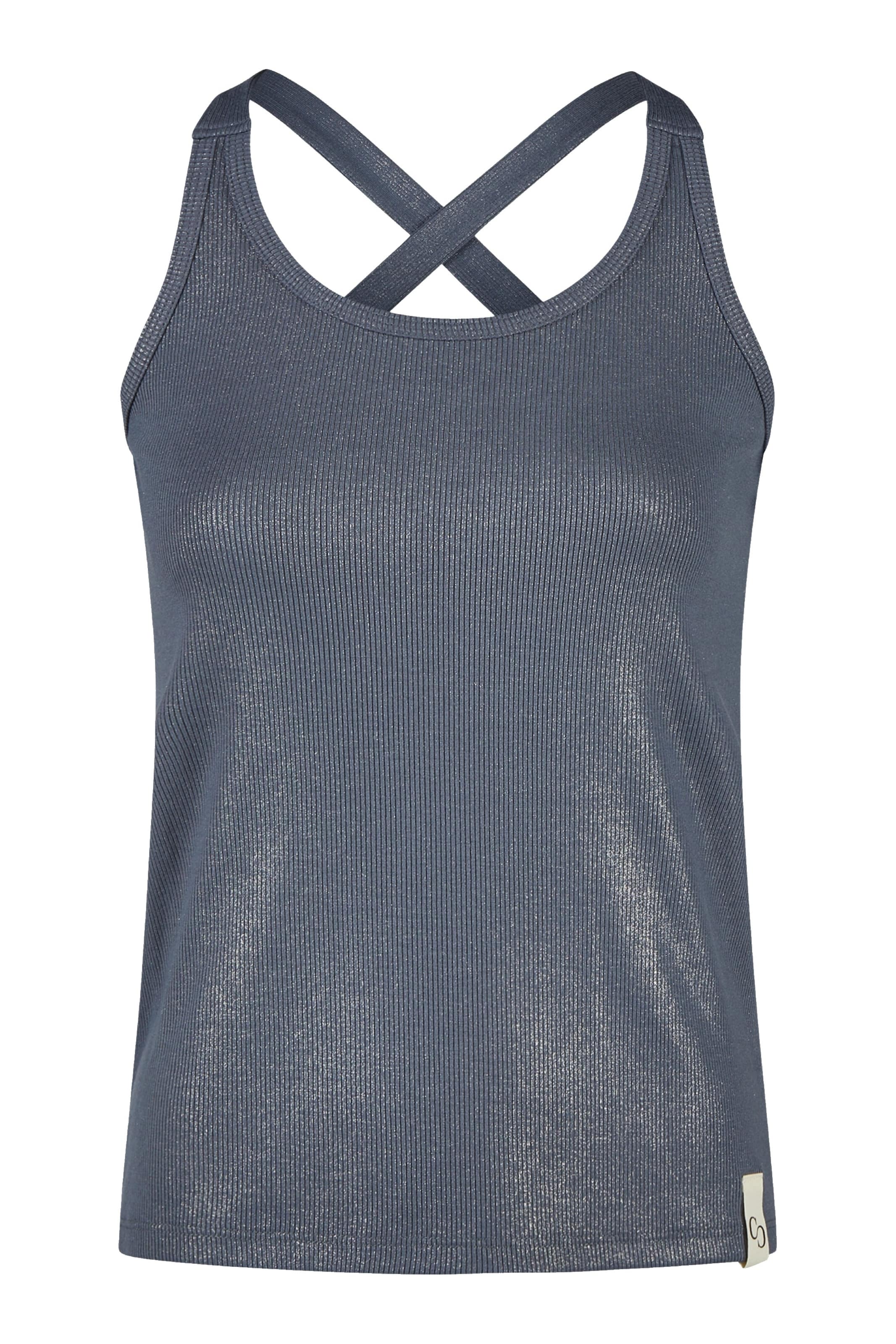 Cotton Candy Top in Blauw: voorkant