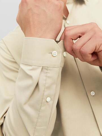 Slim fit Camicia 'JPRBLAPARKER' di JACK & JONES in beige