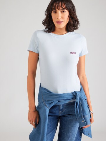 AMERICAN VINTAGE T-Shirt 'PYMAZ' in Blau: Vorderseite