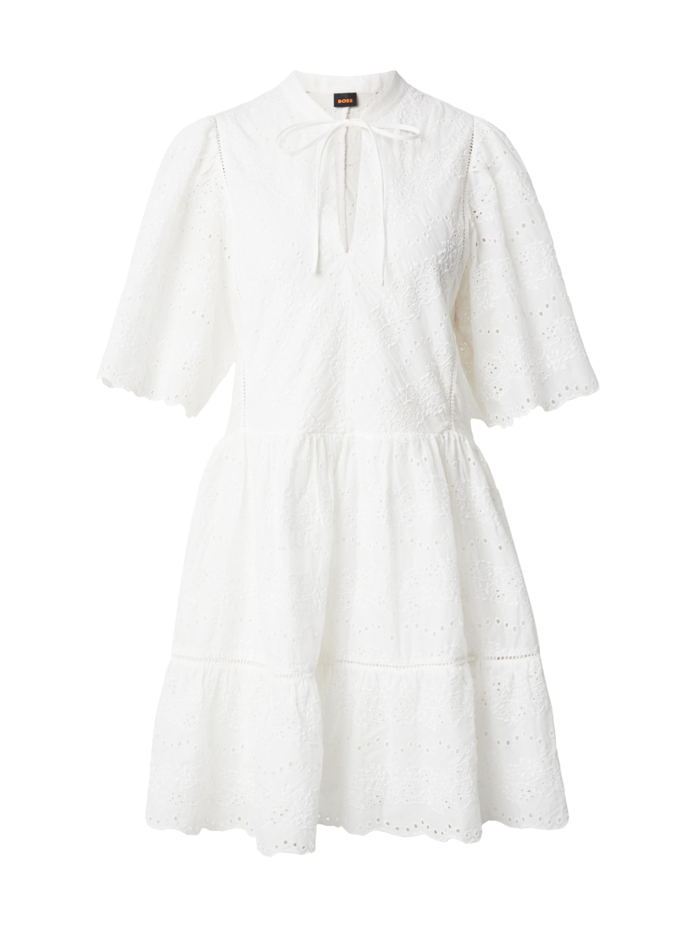BOSS Kjole 'C_Denvita' i hvid: forside
