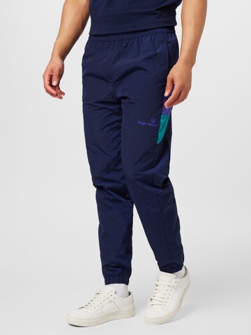 Sergio Tacchini Tapered Sportsbukser 'MACAO' i blå: forside