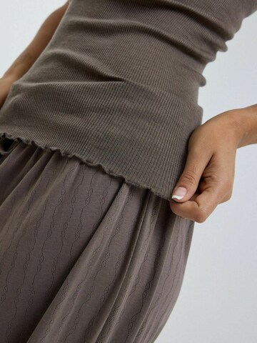 Seamless Basic Top ' Wooly ' – hnědá