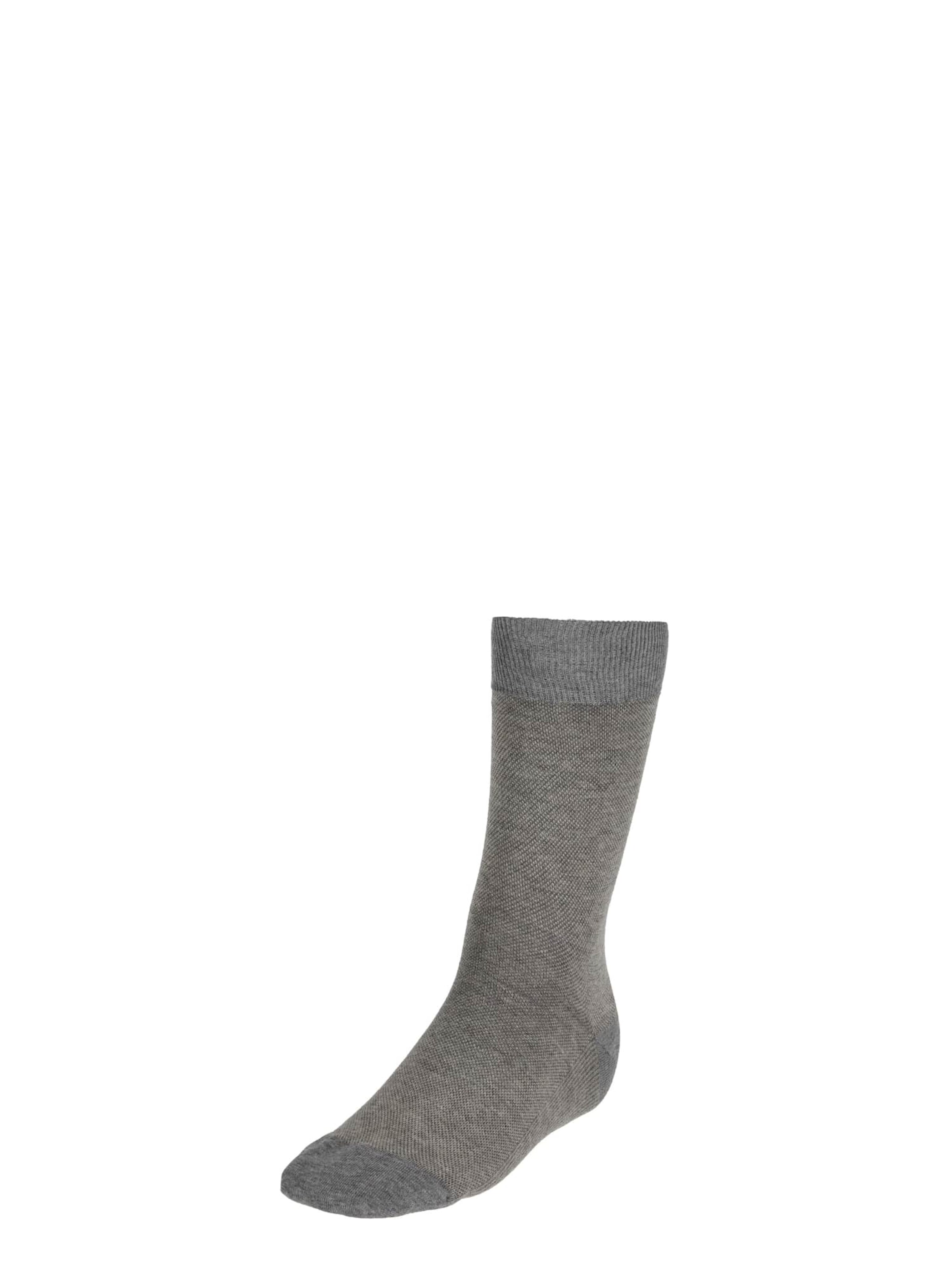 Calzino di Boggi Milano in grigio: frontale