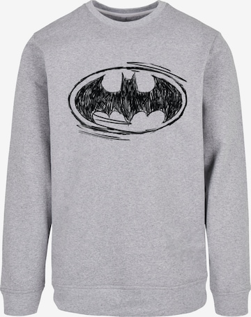 F4NT4STIC Sweatshirt 'Batman' in Grijs: voorkant