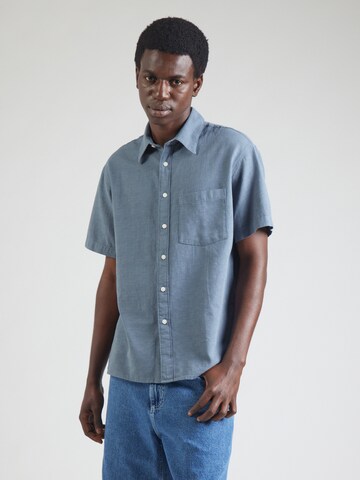 JACK & JONES - Ajuste regular Camisa 'JORALMERIA' en azul: frente